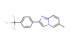 imidazo[1,2-a]pyridine,6-methyl-2-[4-(methyl-d3)phenyl]-