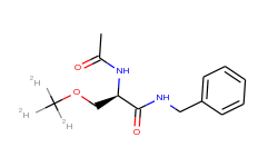 propanamide,2-(acetylamino)-3-(methoxy-d3)-n-(phenylmethyl)-,(2r)-