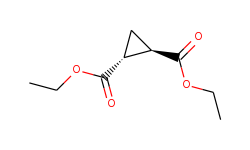 1,2-Cyclopropanedicarboxylic acid, diethyl ester, (1R,2R)-rel-