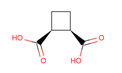 1,2-Cyclobutanedicarboxylic acid, (1R,2S)-rel-