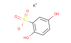 Benzenesulfonic acid, 2,5-dihydroxy-, monopotassium salt