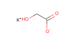 Acetic acid, hydroxy-, monopotassium salt