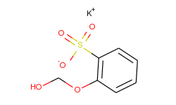 Benzenesulfonic acid, hydroxymethoxy-, monopotassium salt