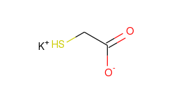 Acetic acid, mercapto-, monopotassium salt