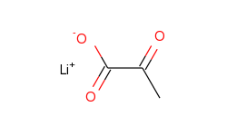 Propanoic acid, 2-oxo-, lithium salt