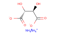 Butanedioic acid, 2,3-dihydroxy- (2R,3R)-, diammonium salt