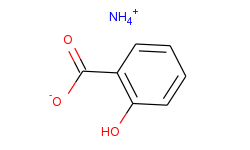Benzoic acid, 2-hydroxy-, monoammonium salt