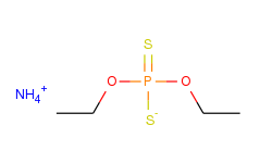 Phosphorodithioic acid, O,O-diethyl ester, ammonium salt