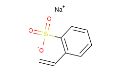 Benzenesulfonic acid, ethenyl-, sodium salt