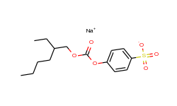 Benzenesulfonic acid, 4-[[[(2-ethylhexyl)oxy]carbonyl]oxy]-, sodium salt