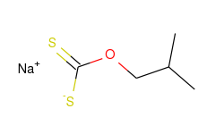 Carbonodithioic acid, O-(2-methylpropyl) ester, sodium salt