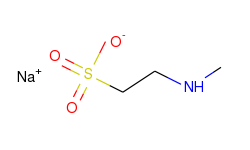 Ethanesulfonic acid, 2-(methylamino)-, monosodium salt