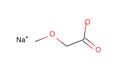 Acetic acid, methoxy-, sodium salt