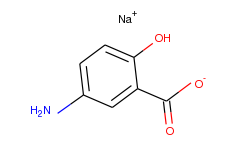 Benzoic acid, 5-amino-2-hydroxy-, monosodium salt