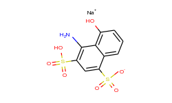 1,3-Naphthalenedisulfonicacid, 4-amino-5-hydroxy-, sodium salt (1:1)