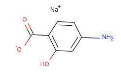 Benzoic acid, 4-amino-2-hydroxy-, monosodium salt