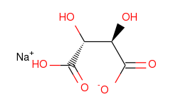 Butanedioic acid, 2,3-dihydroxy- (2R,3R)-, monosodium salt