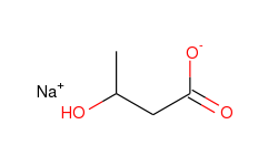 Butanoic acid, 3-hydroxy-, monosodium salt