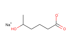 Hexanoic acid, 5-hydroxy-, monosodium salt