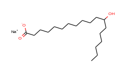 Octadecanoic acid, 12-hydroxy-, monosodium salt