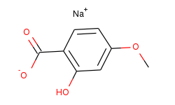 Benzoic acid, 2-hydroxy-4-methoxy-, monosodium salt