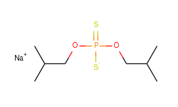 Phosphorodithioic acid, O,O-bis(2-methylpropyl) ester, sodium salt