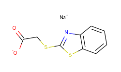 Acetic acid, (2-benzothiazolylthio)-, sodium salt