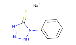 5H-Tetrazole-5-thione, 1,2-dihydro-1-phenyl-, sodium salt