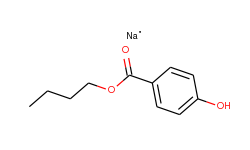 Benzoic acid, 4-hydroxy-, butyl ester, sodium salt