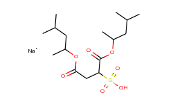 Butanedioic acid, sulfo-, 1,4-bis(1,3-dimethylbutyl) ester, sodium salt