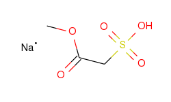 Acetic acid, sulfo-, 1-methyl ester, sodium salt