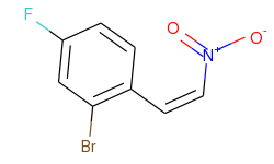 2-bromo-4-fluoro-1-((e)-2-nitrovinyl)benzene