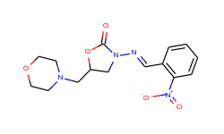 5-(morpholinomethyl)-3-(2-nitrobenzylidenamino)-2-oxazolidinone