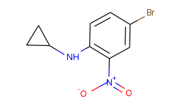 n-cyclopropyl 4-bromo-2-nitroaniline