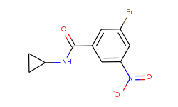 n-cyclopropyl 3-bromo-5-nitrobenzamide