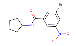 n-cyclopentyl 3-bromo-5-nitrobenzamide