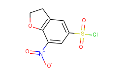 7-nitro-2,3-dihydro-1-benzofuran-5-sulfonoylchloride