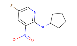 5-bromo-2-cyclopentylamino-3-nitropyridine