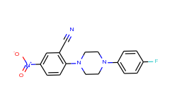 2-[4-(4-fluorophenyl)piperazin-1-yl]-5-nitrobenzonitrile