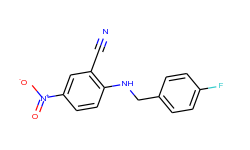 2-[(4-fluorobenzyl)amino]-5-nitrobenzonitrile