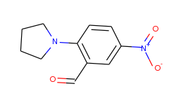 5-nitro-2-(1-pyrrolidinyl)benzenecarbaldehyde