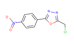 2-(chloromethyl)-5-(4-nitrophenyl)-1,3,4-oxadiazole