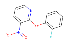 2-(2-fluorophenoxy)-3-nitropyridine
