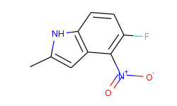 1H-Indole, 5-fluoro-2-methyl-4-nitro-