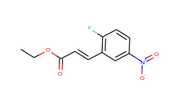 2-Propenoic acid, 3-(2-fluoro-5-nitrophenyl)-, ethyl ester, (E)-