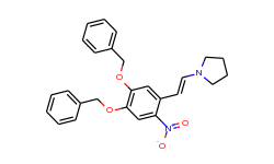1-(4,5-Bis(benzyloxy)-2-nitrostyryl)pyrrolidine