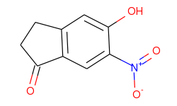 1H-Inden-1-one, 2,3-dihydro-5-hydroxy-6-nitro-