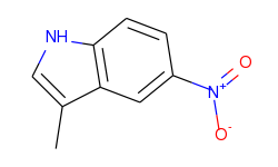 1H-Indole, 3-methyl-5-nitro-