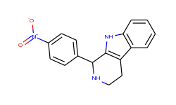 1H-Pyrido[3,4-b]indole, 2,3,4,9-tetrahydro-1-(4-nitrophenyl)-