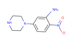 Benzenamine, 2-nitro-5-(1-piperazinyl)-